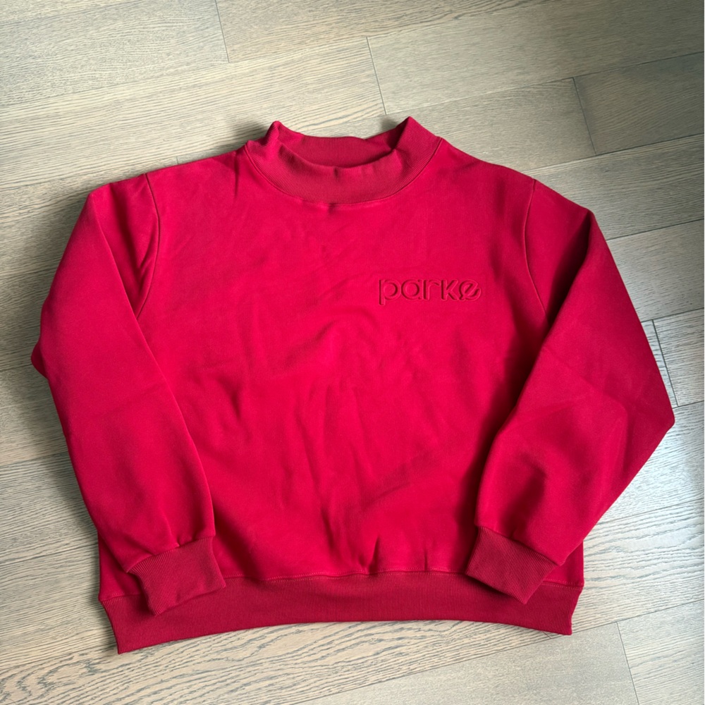 Parke Red Logo Mockneck - Picture 2 of 6